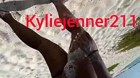 Brunette prostitute gives rough anal on the beach.