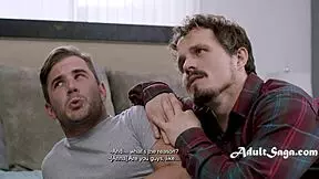 virgin men try first threesome with anal action - anna de ville