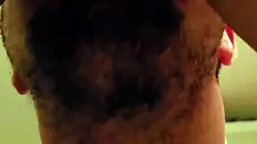 hot latina girlfriend rides in cowgirl on tight ass in parents' bedroom