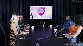 Compilation of Hyoran Carvalho in sheer red outfit