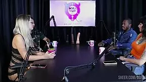 Compilation of Hyoran Carvalho in sheer red outfit