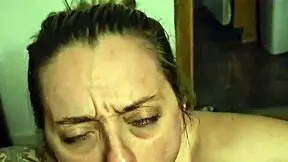 Want to see this MILF in POV getting a rough hard blowjob and creampie?