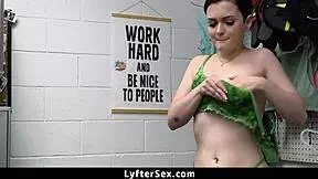 Teen Punished By Pervert Security Officer In Office