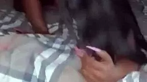 my shy stepsister got caught on her knees sucking big black cocks once more