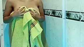 Stepbrother Enters Shower And Fucks Latina Stepsister With Big Natural Tits