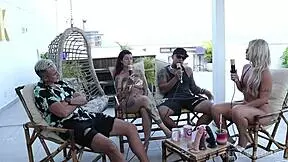 The couple Kobra shares their Bora Cast adventures with Bruna Carlos in this third part, featuring see-through outfits and outdoor fun.