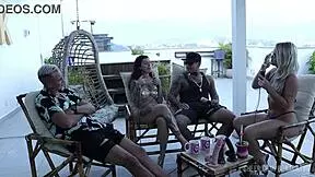 The couple Kobra shares their Bora Cast adventures with Bruna Carlos in this third part, featuring see-through outfits and outdoor fun.