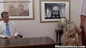 poor guy watches innocent teen get hammered hard 😲