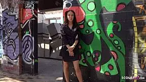 Feeling the thrill of my first encounter with the german scout during that pickup street casting