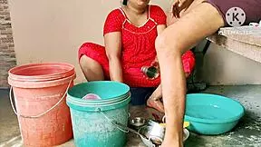 i love how this desi mom gets rough with the neighbor boys, taking their monster cocks in hardcore homemade action until they cum in her mouth.