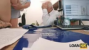 loan4k horny teen 18+ mina k is showing off her natural sexy body to get a big loan