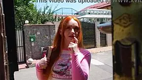pixxxie the red-haired petite slut takes her first double vaginal penetration from huge black cocks in a wild 4some with anal and cumshots.