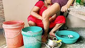 i love how this desi mom gets rough with the neighbor boys, taking their monster cocks in hardcore homemade action until they cum in her mouth.