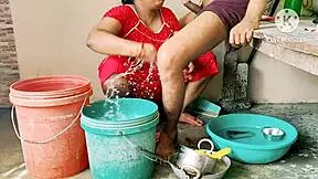 i love how this desi mom gets rough with the neighbor boys, taking their monster cocks in hardcore homemade action until they cum in her mouth.