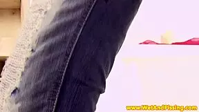 Piss Drinking Teen With A Great Body