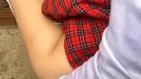 hey, this cute 18-year-old cholita schoolgirl gets fucked in the school patio by the janitor in real homemade action.