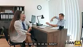 loan4k horny teen 18+ mina k is showing off her natural sexy body to get a big loan