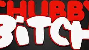 Chubby girl dances seductively while touching herself