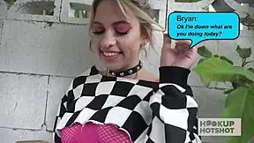 supermodel khloe kapri enjoys a casual chat with bryan gozzling