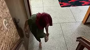 Stepdaughter arrives late from party and sucks my dick 😈