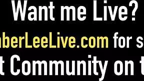 Sweet Kimber Lee Talks Dirty During Intense Nude Yoga Masturbation Session