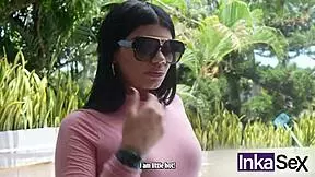 Colombian slut confesses before getting fucked