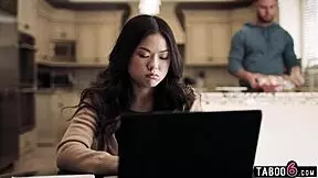 Asian Teen Lulu Chu Hears Milf Slimthick Vic Fuck Roommate Seth Gamble