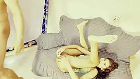 Sistya enjoys romantic sex with boyfriend including deepthroat blowjob and wet pussy fucking in homemade amateur video.