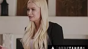 FURIOUS MILF SERENE SIREN CATCHES STEPSON FUCKING STEPSISTER SCARLET SKIES ON SECURITY CAM