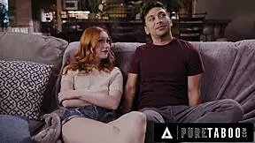 FURIOUS MILF SERENE SIREN CATCHES STEPSON FUCKING STEPSISTER SCARLET SKIES ON SECURITY CAM