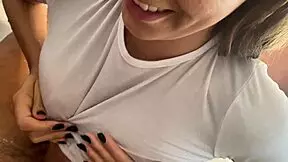 yoya grey gets wet during clothed sex