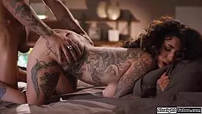 godson tricks busty milf godmom into pussy fucking 😈