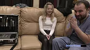 Dr tampa performs stacy shepard's first gyno exam with gloves and spreading in florida hospital.