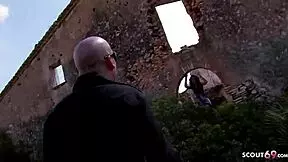 sexy latina cheats with rough anal sex from a stranger in a public outdoor spot