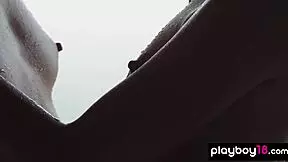 czech milf and petite teen lilith noir heading to the bath for some fun