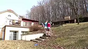 Lovely Teen Plays Naked Anal Games With Him!