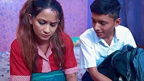 this 18-year-old indian couple explores sensual foreplay and hardcore sex in their college dorm