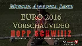 amanda explores her desires in an outdoor setting with a girly twist in this german student fetish scene