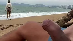 Public Dick Flashing - I See That You Are Jerking Off To Me And I Want To Help You Cum