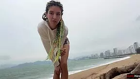 Public Dick Flashing - I See That You Are Jerking Off To Me And I Want To Help You Cum