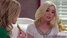 Tiny teen tribbing stepmom? Taboo lesbian fun