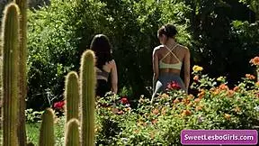 White brunette girl seduces her ebony friend after intense home workout - whitney wright alexis tae.