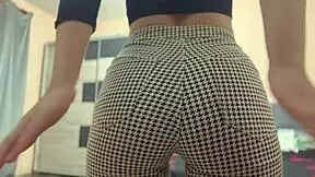Big Ass Latin Masturbates In Tight Pants