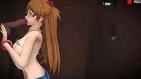 glory hole teen sucks big tits and gets cumshot