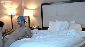 Jake's Grand Cock Sucked by Tatted Petite Beauty Gracie Lou