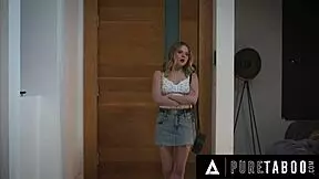 pure taboo 18 yo camgirl coco lovelock creampied after catfishing creepy old stepdad on livestream