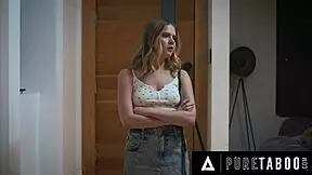 pure taboo 18 yo camgirl coco lovelock creampied after catfishing creepy old stepdad on livestream