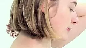 sweet teen shaving herself in a pretty, cute way