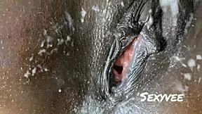 African teen 18+ loving rough quickie with monster cock, reaching orgasm! 😍