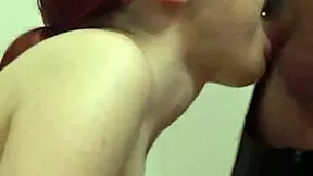 blowjob training with aprill gets intense and gagging